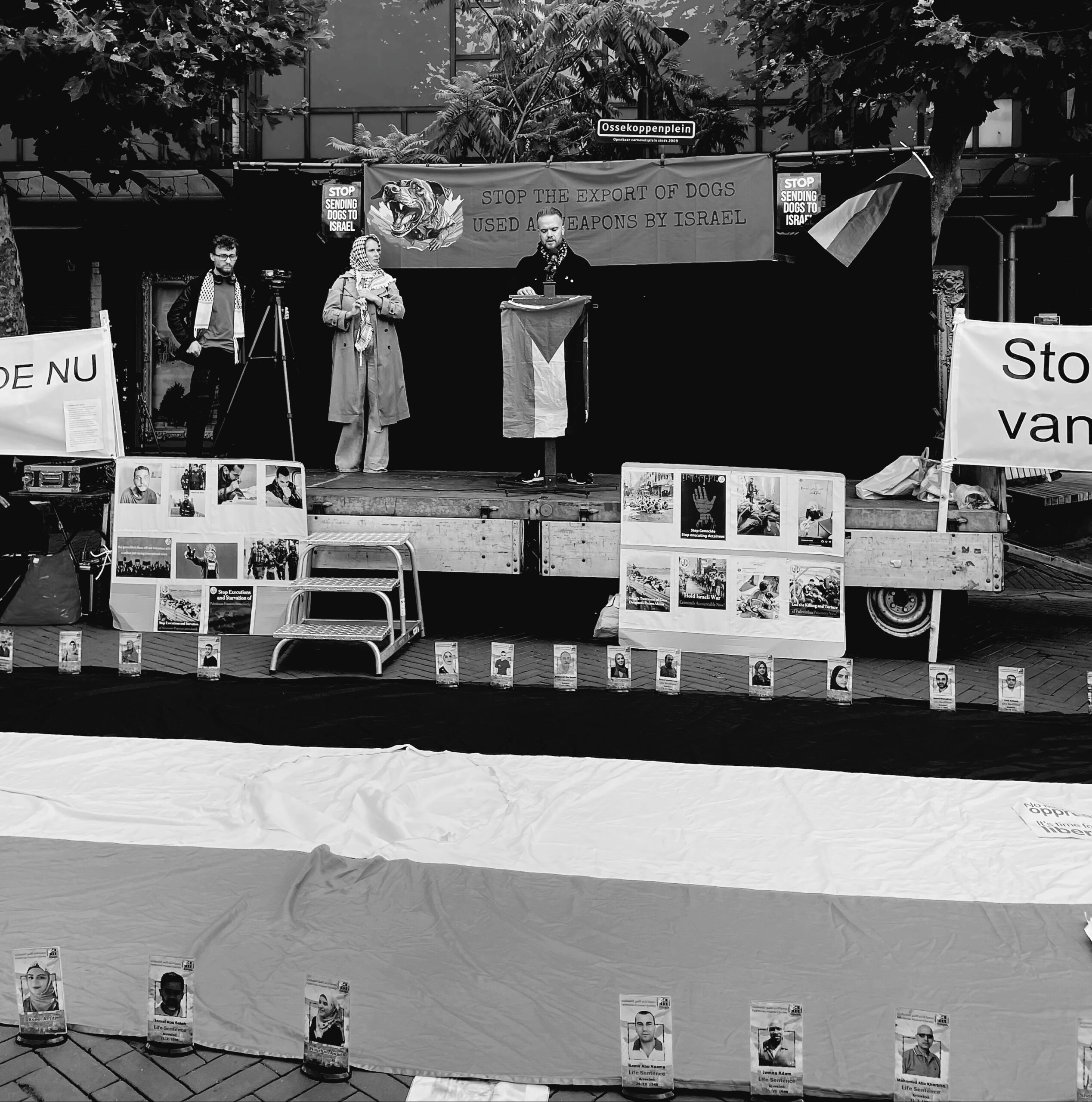 Stop de export van aanvalshonden naar Israel